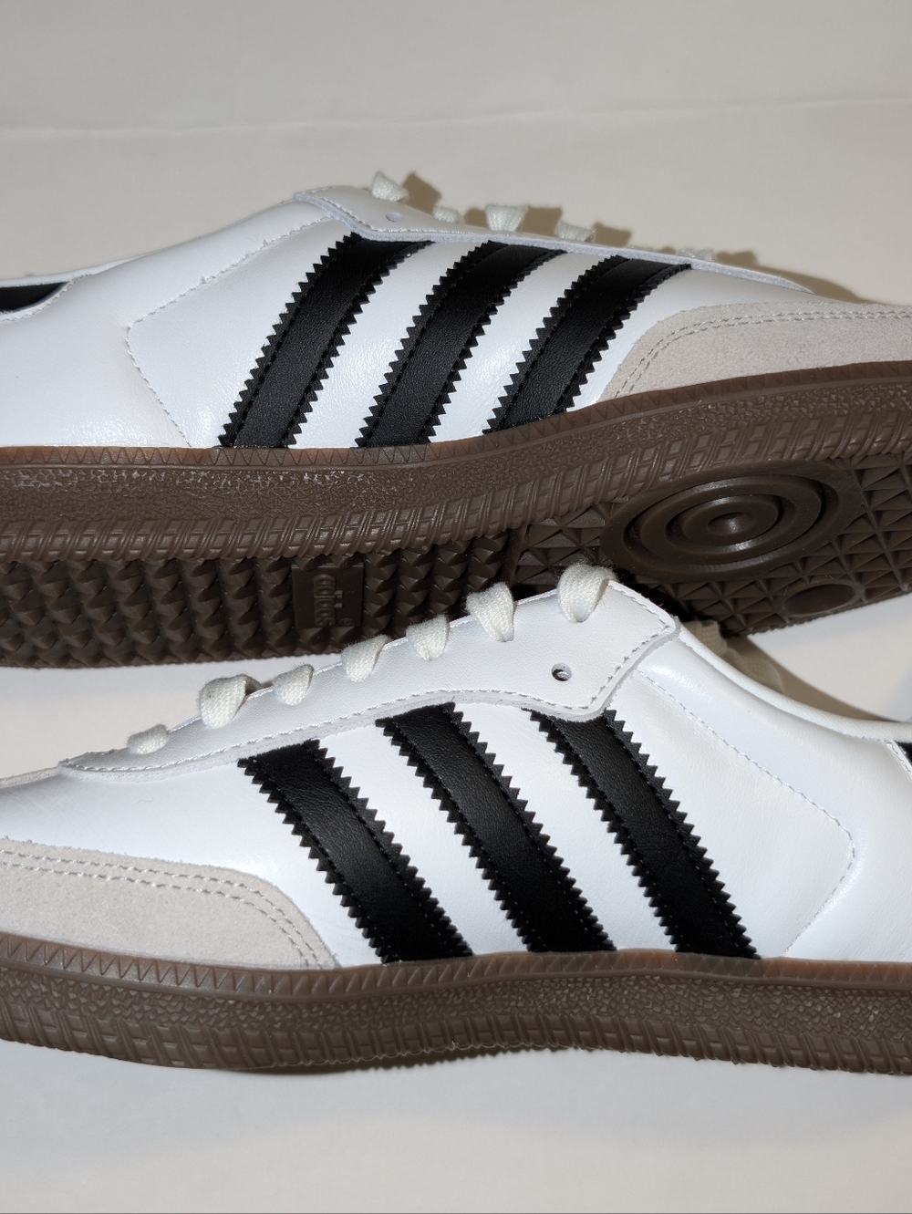 Adidas Samba OG White & Black Classic Sneakers Women's 8.5 New - Picture 4 of 8